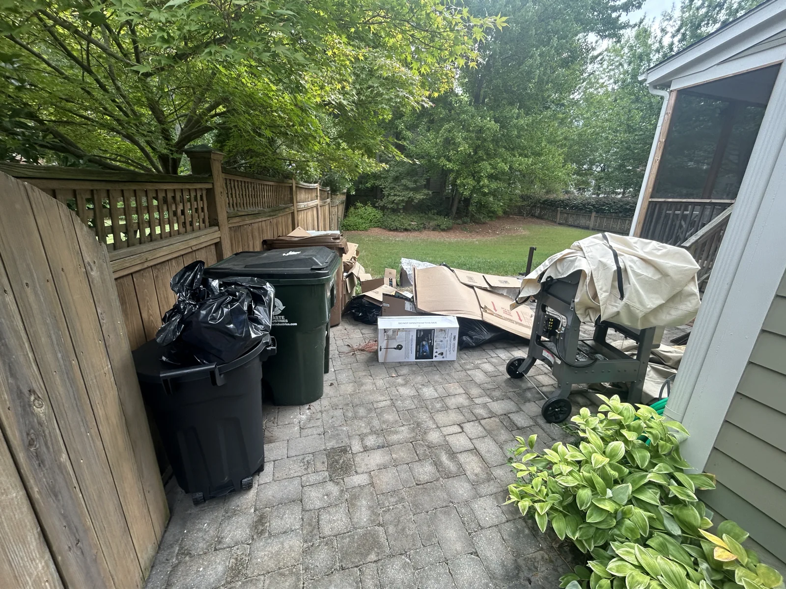 ACG Junk & Debris porch cleanup